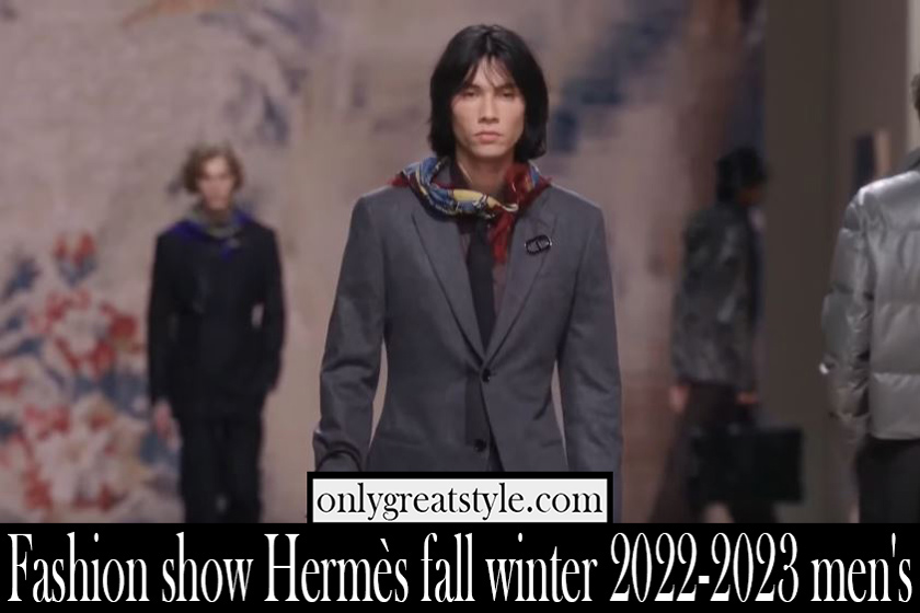 Fashion show Hermes fall winter 2022 2023 mens