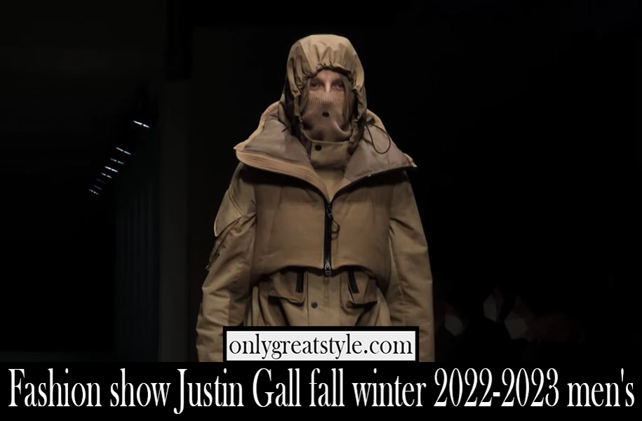 Fashion show Justin Gall fall winter 2022 2023 mens