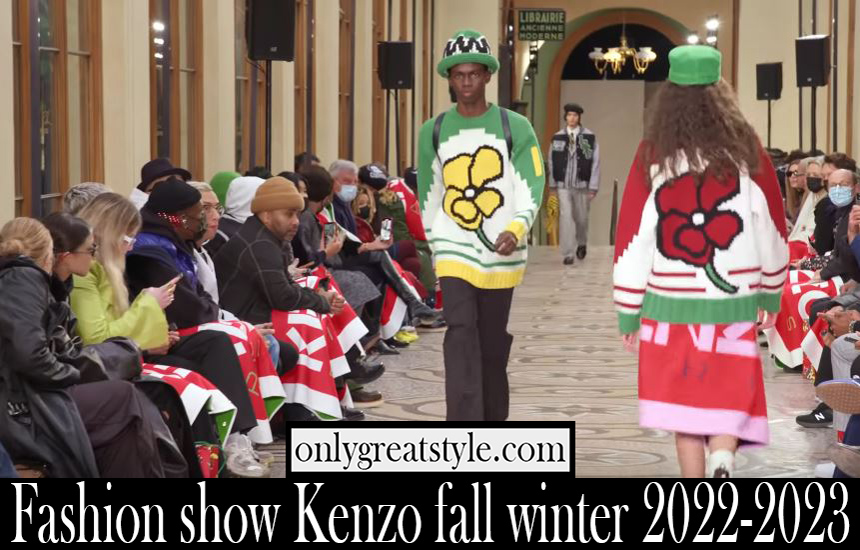 Fashion show Kenzo fall winter 2022 2023