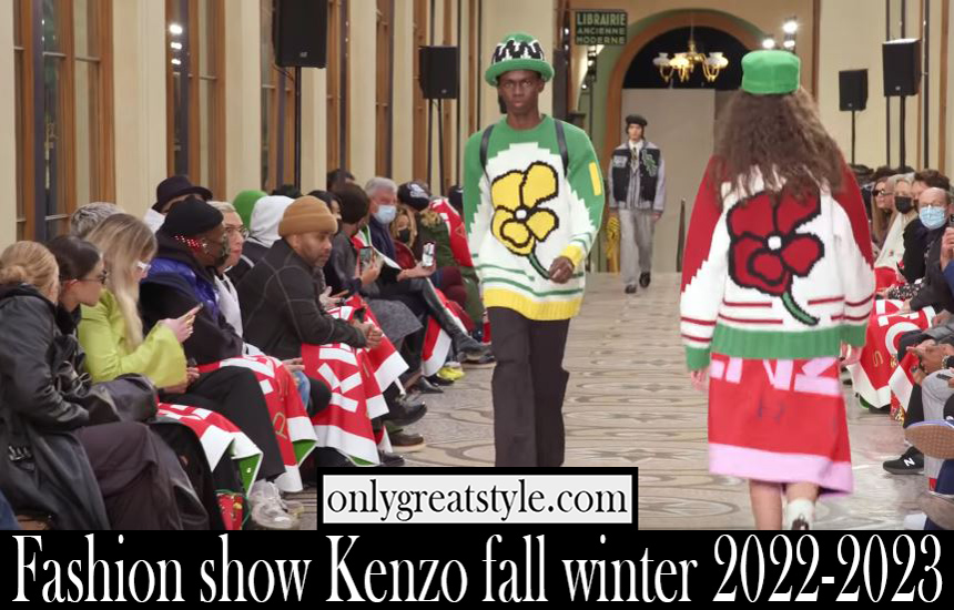 Fashion show Kenzo fall winter 2022 2023 Fashion show Kenzo fall winter 2022 2023