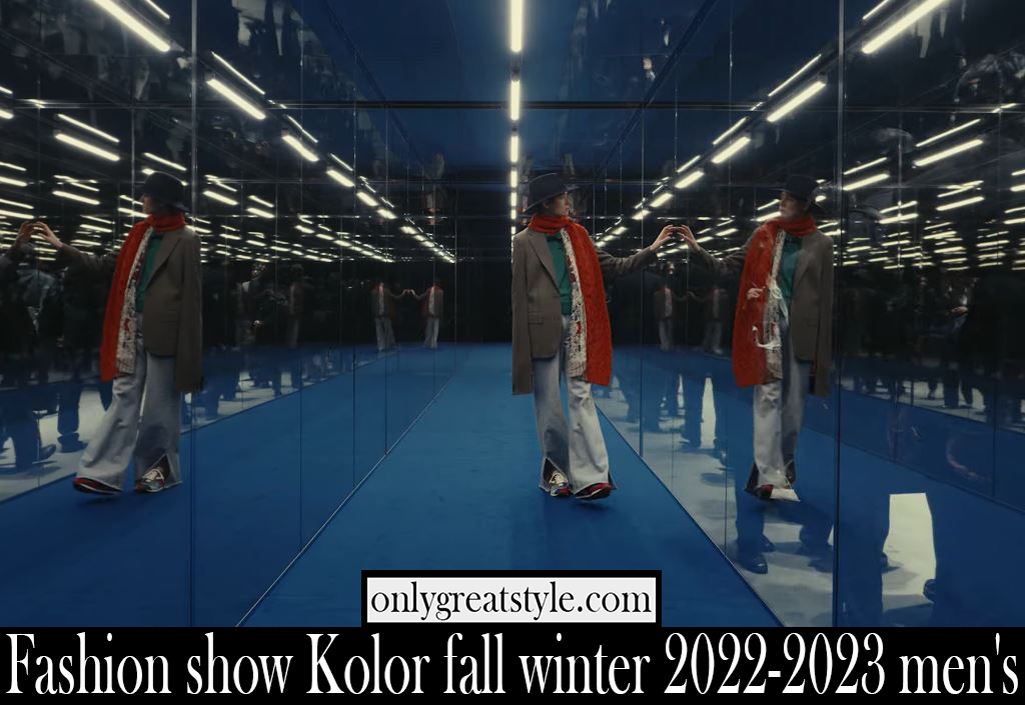 Fashion show Kolor fall winter 2022 2023 mens