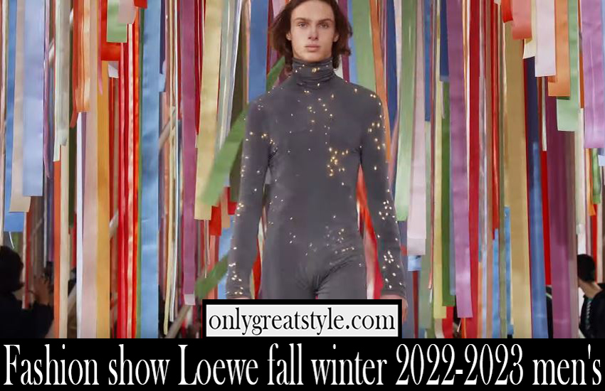 Fashion show Loewe fall winter 2022 2023 mens