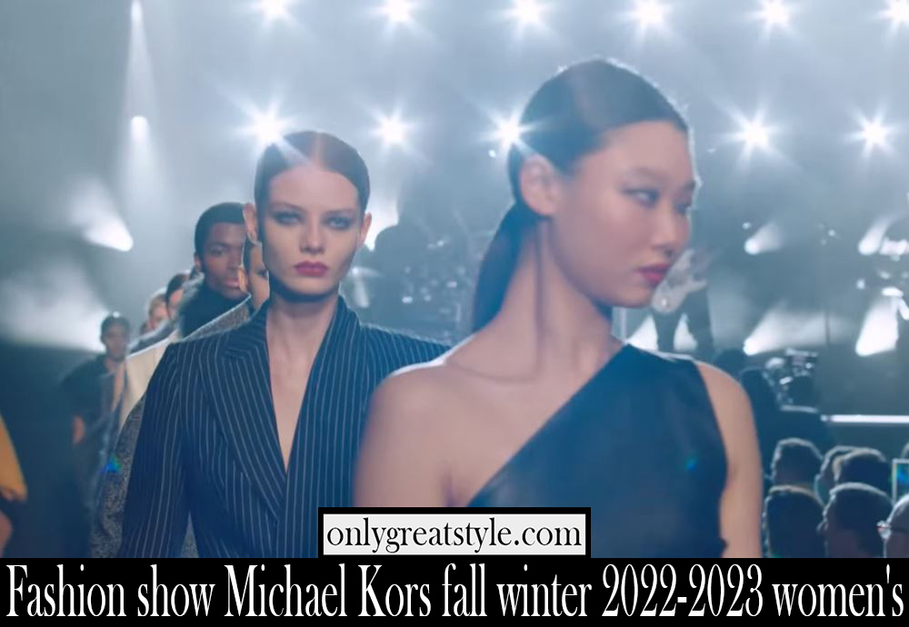 Fashion show Michael Kors fall winter 2022 2023 womens