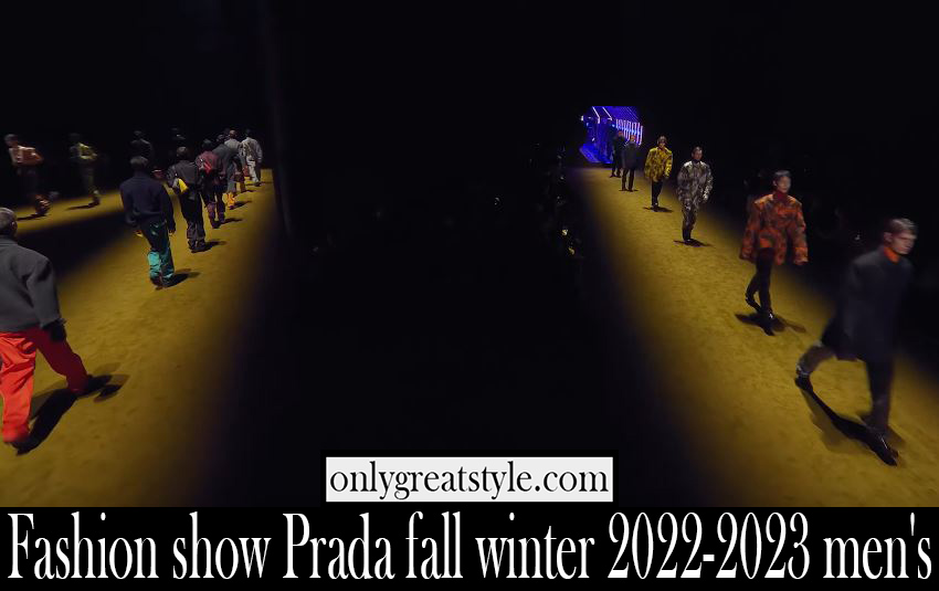 Fashion show Prada fall winter 2022 2023 mens
