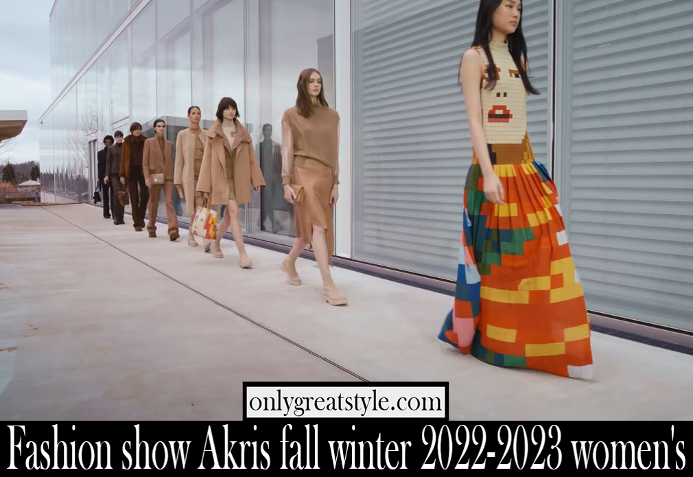 Fashion show Akris fall winter 2022 2023 womens