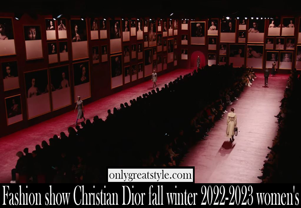 Fashion show Christian Dior fall winter 2022 2023 womens