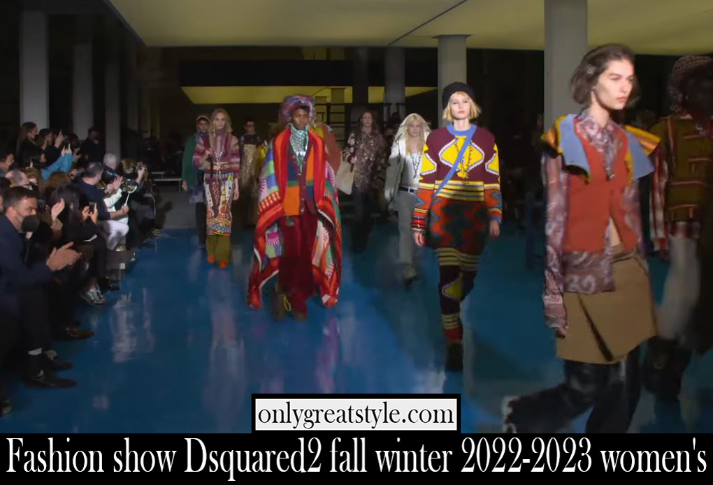 Fashion show Dsquared2 fall winter 2022 2023 womens
