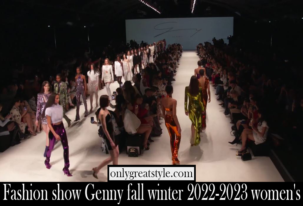 Fashion show Genny fall winter 2022 2023 womens Fashion show Genny fall winter 2022 2023 womens