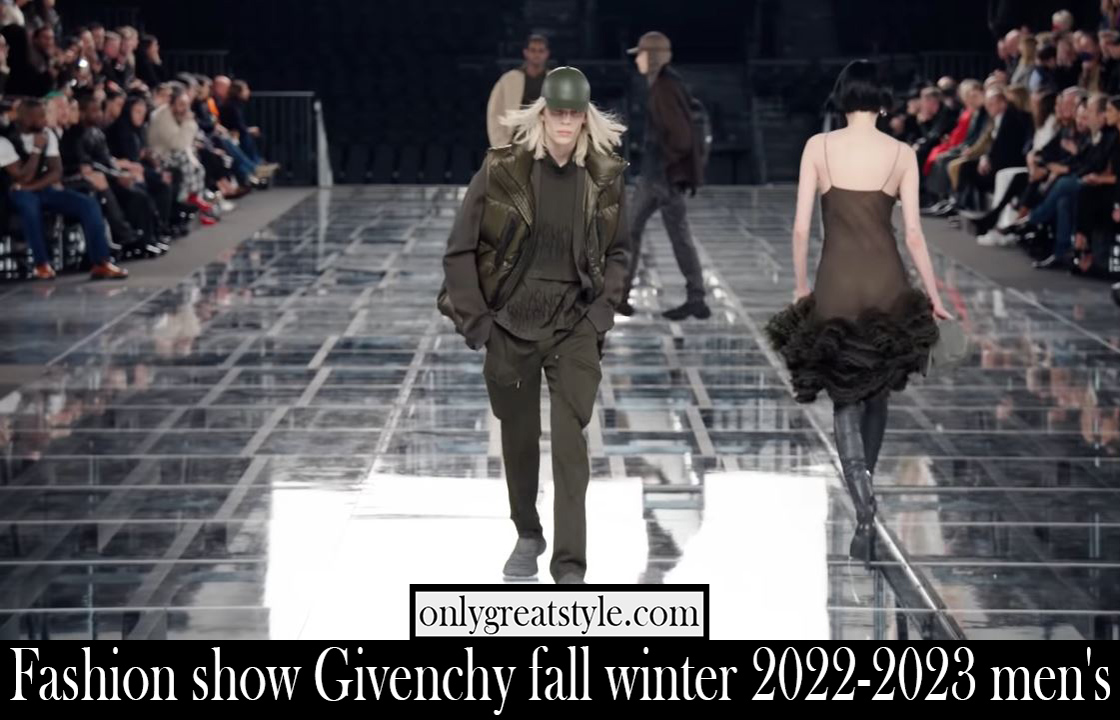 Fashion show Givenchy fall winter 2022 2023 mens