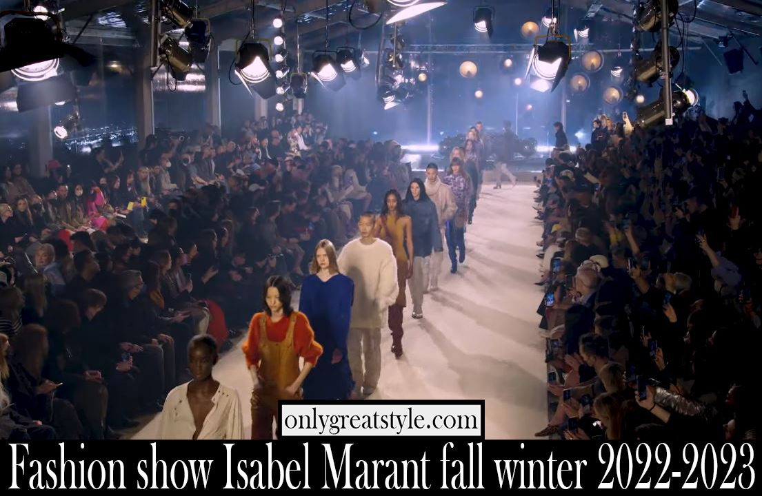 Fashion show Isabel Marant fall winter 2022 2023