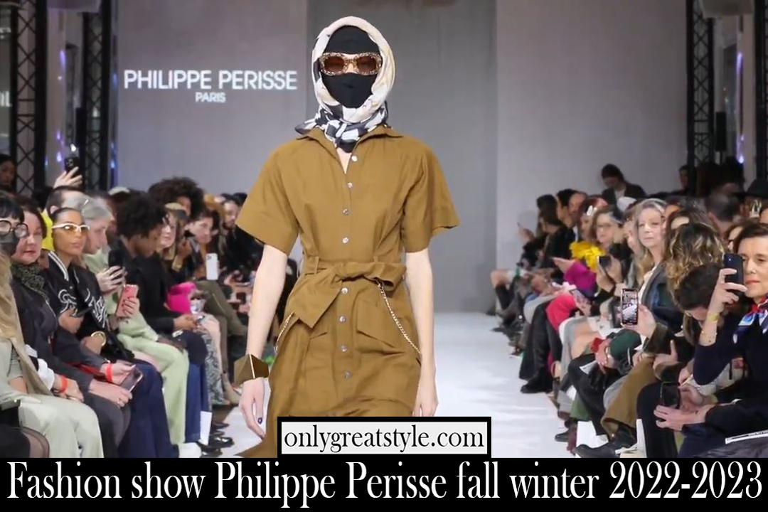 Fashion show Philippe Perisse fall winter 2022 2023