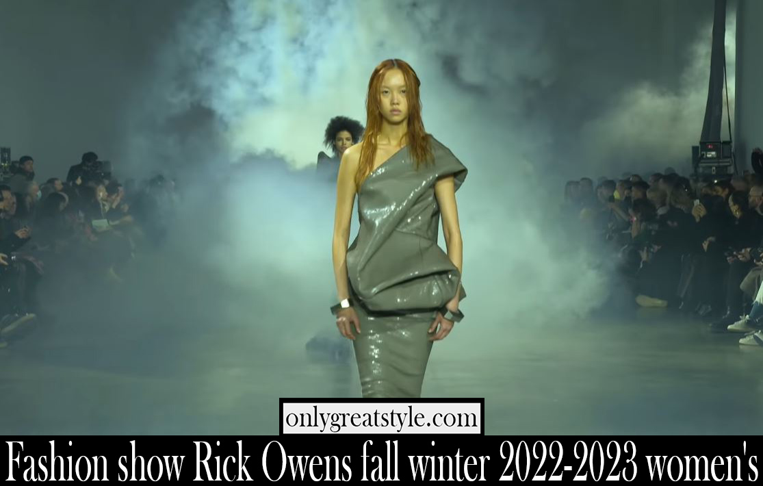 Fashion show Rick Owens fall winter 2022 2023 womens