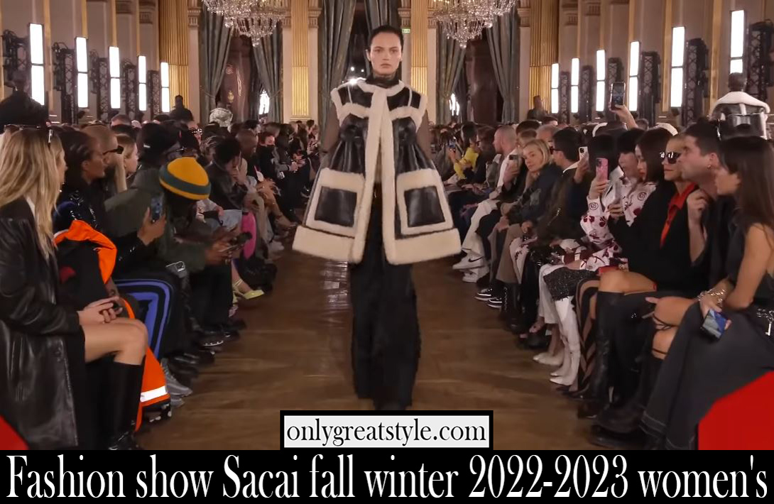 Fashion show Sacai fall winter 2022 2023 womens