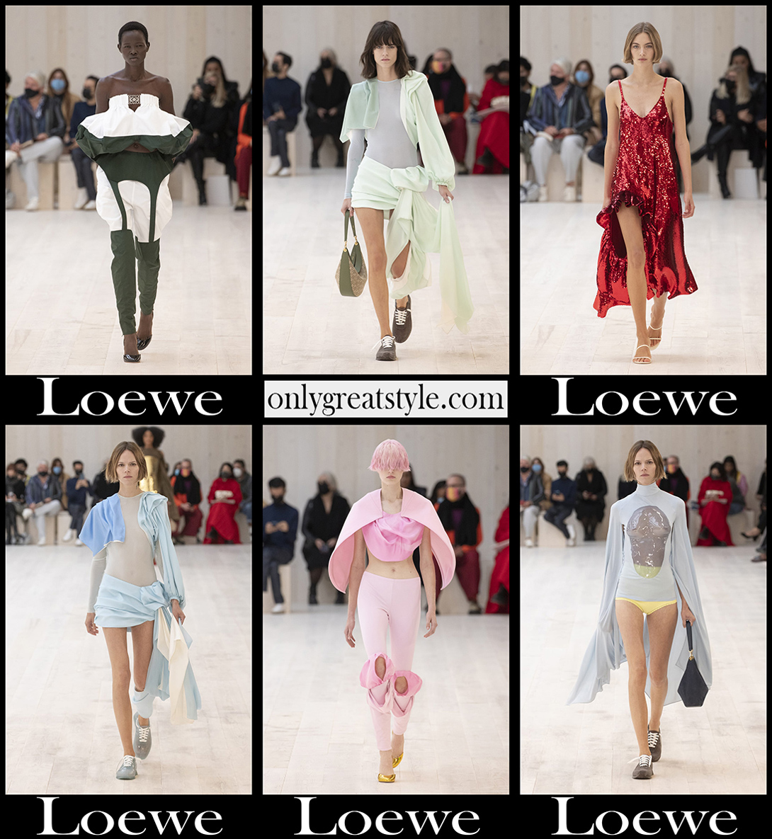 Fashion Loewe spring summer 2022 women’s clothing