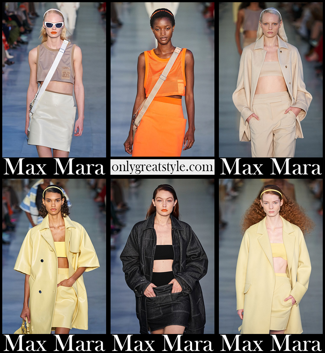 Fashion Max Mara spring summer 2022 womens clothing