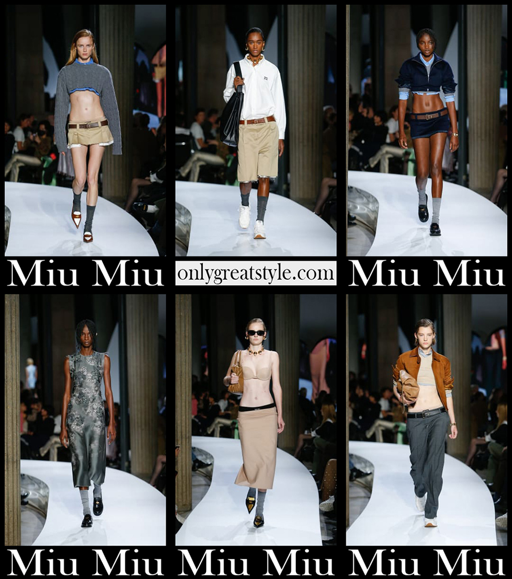 Fashion Miu Miu spring summer 2022 womens clothing