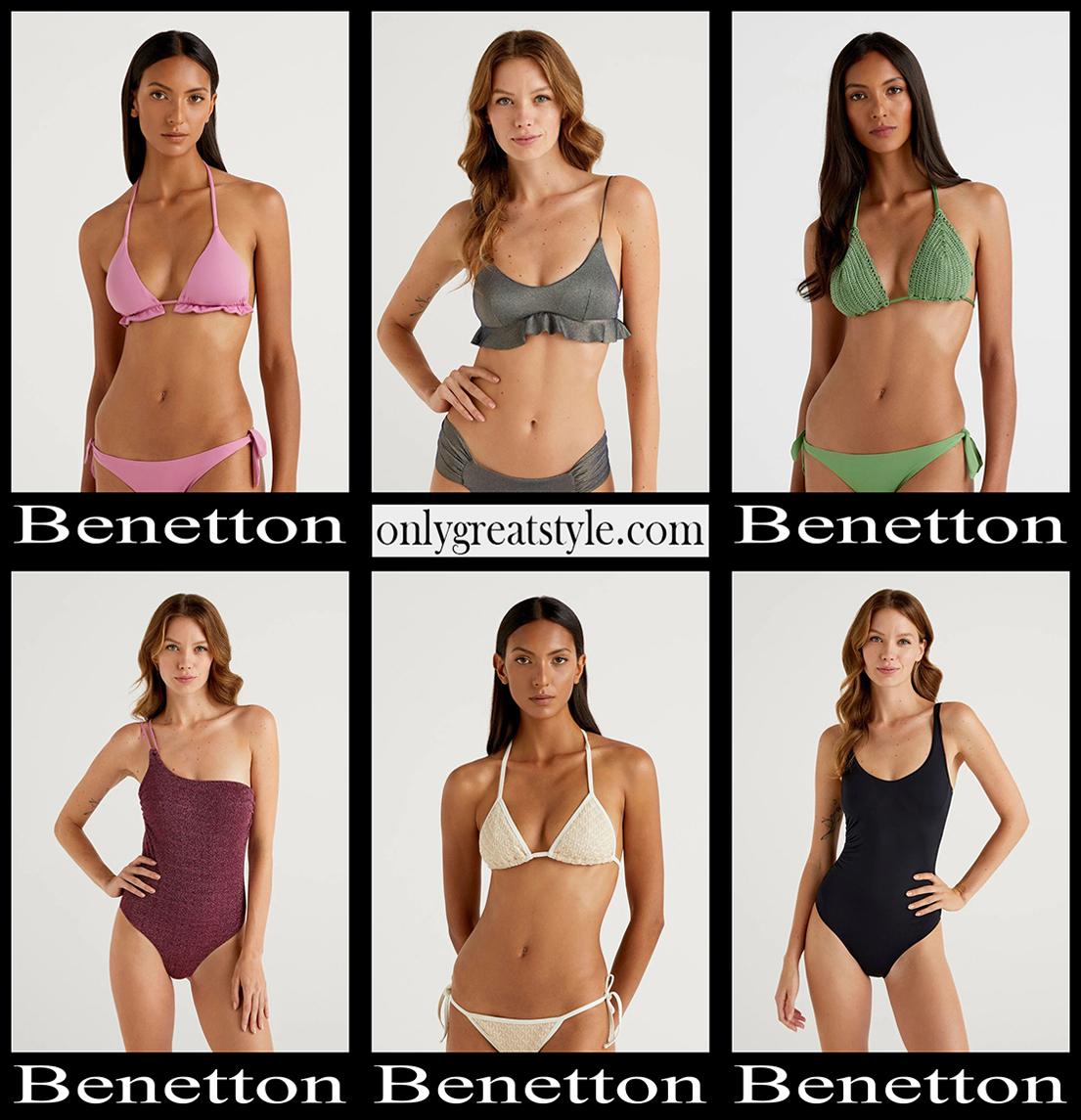 Benetton swimwear 2022 new arrivals womens beachwear