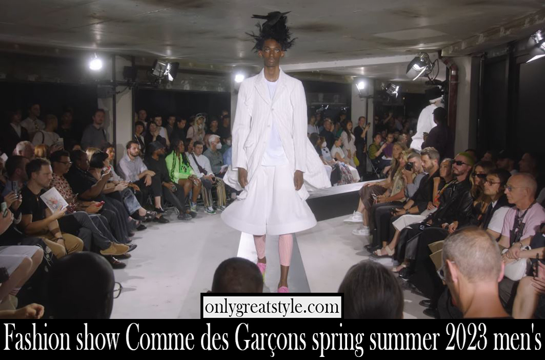 Fashion show Comme des Garcons spring summer 2023 mens