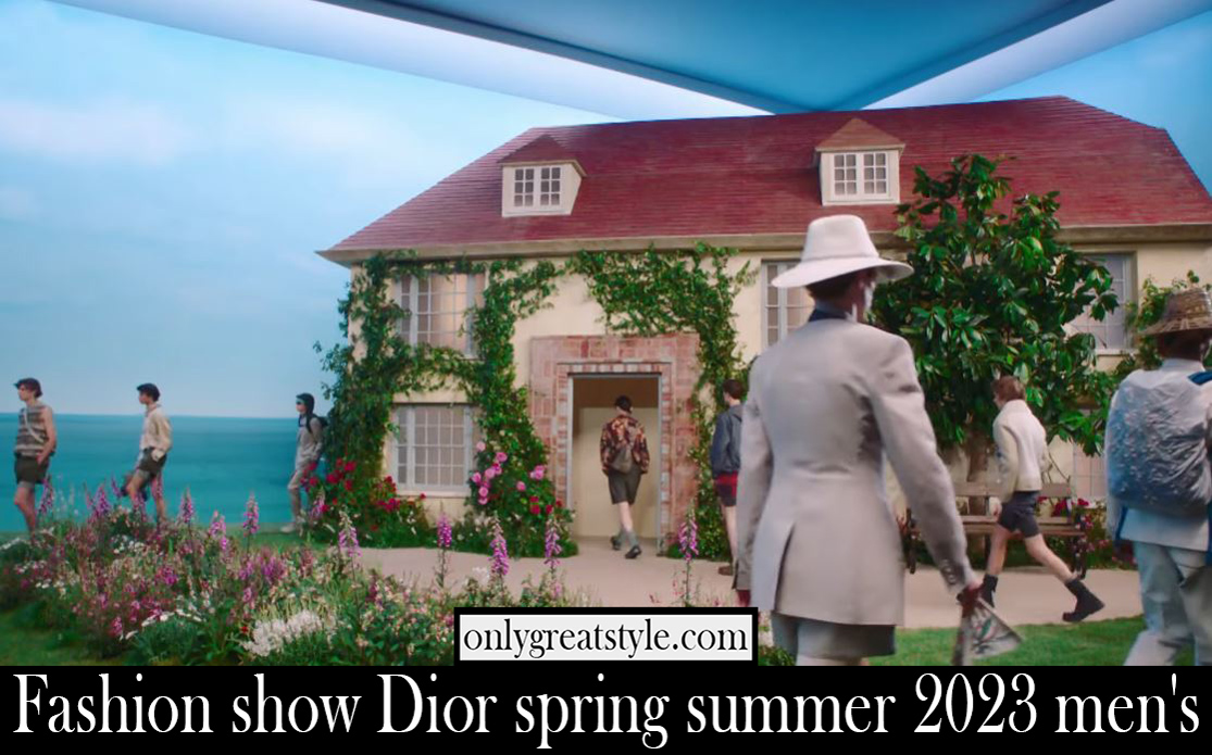 Fashion show Dior spring summer 2023 mens