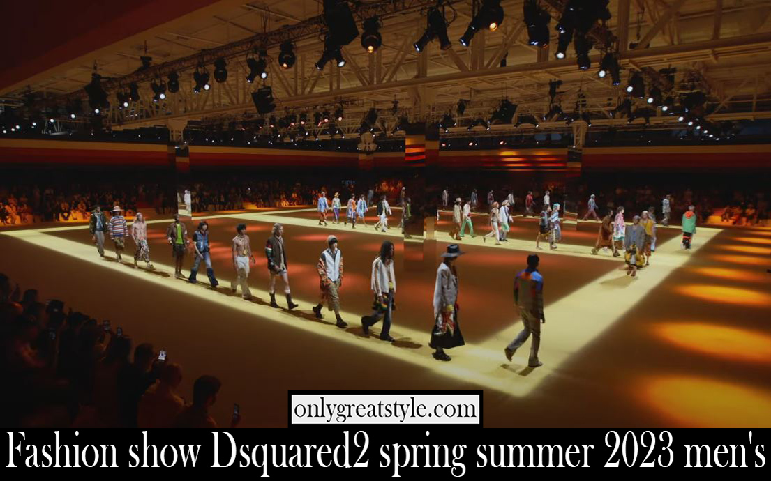 Fashion show Dsquared2 spring summer 2023 mens
