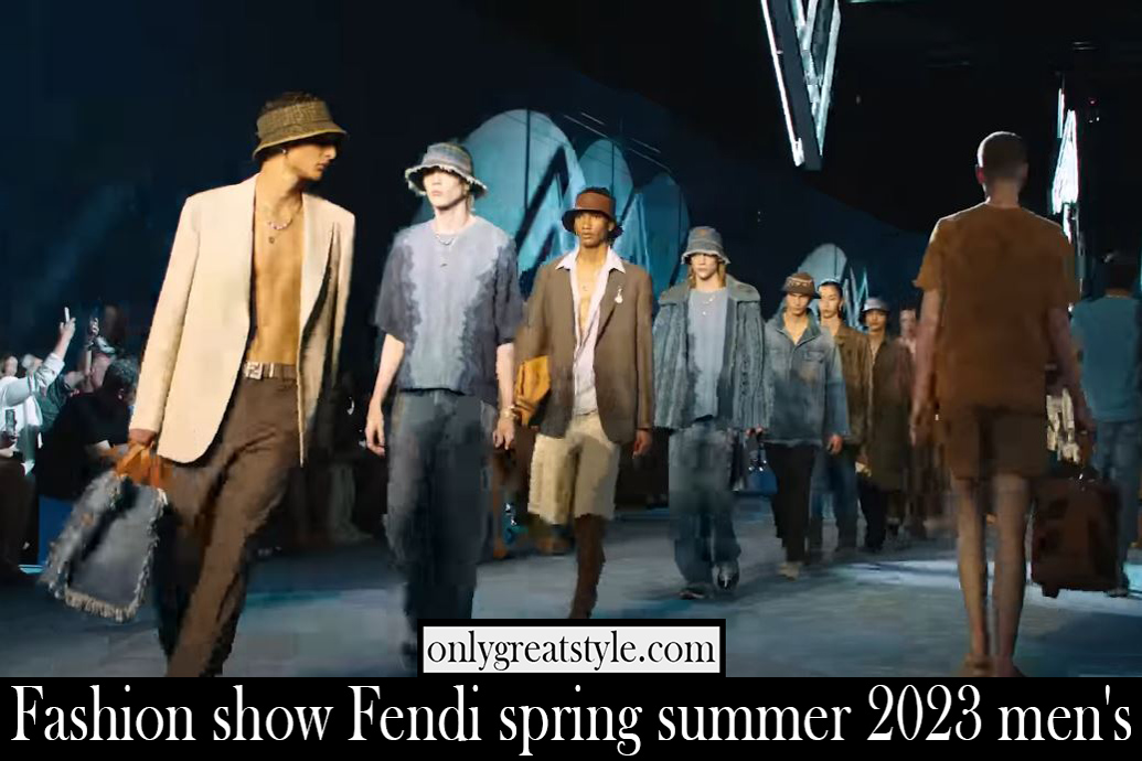 Fashion show Fendi spring summer 2023 men’s