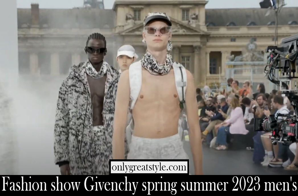 Fashion show Givenchy spring summer 2023 mens