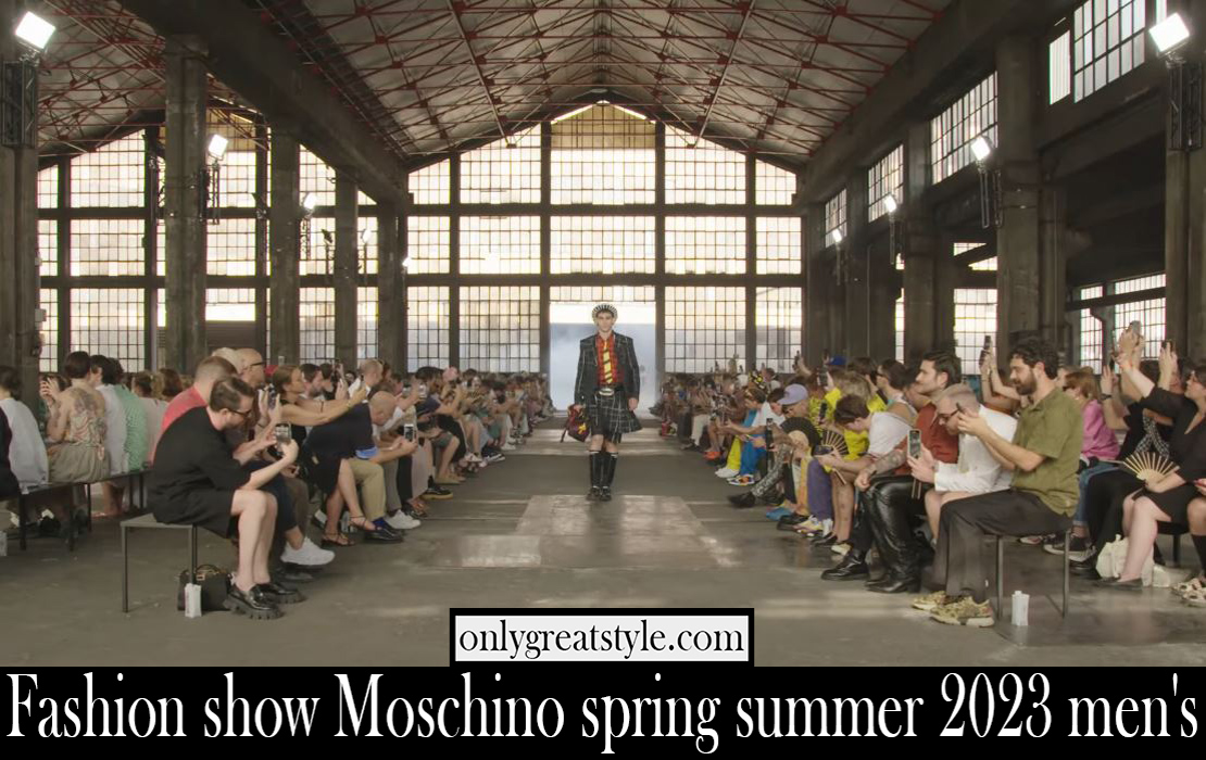 Fashion show Moschino spring summer 2023 mens