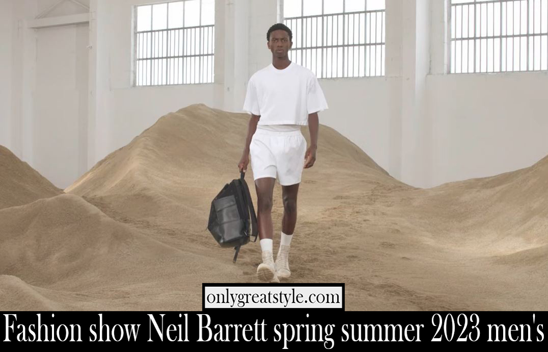 Fashion show Neil Barrett spring summer 2023 mens