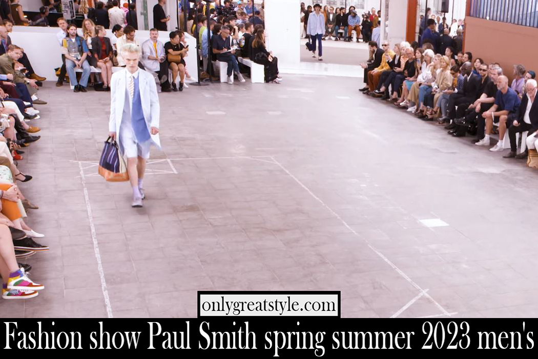 Fashion show Paul Smith spring summer 2023 mens