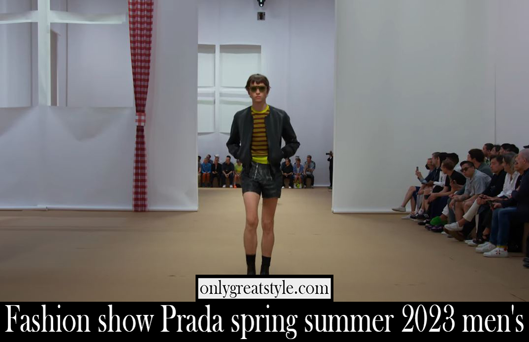 Fashion show Prada spring summer 2023 mens
