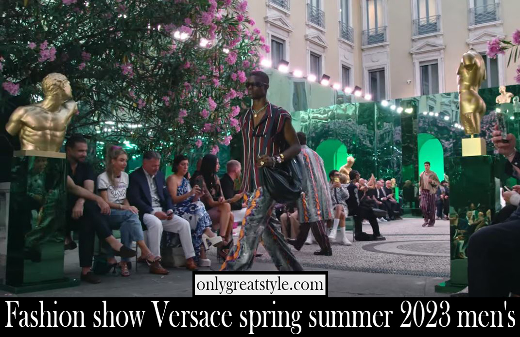 Fashion show Versace spring summer 2023 mens