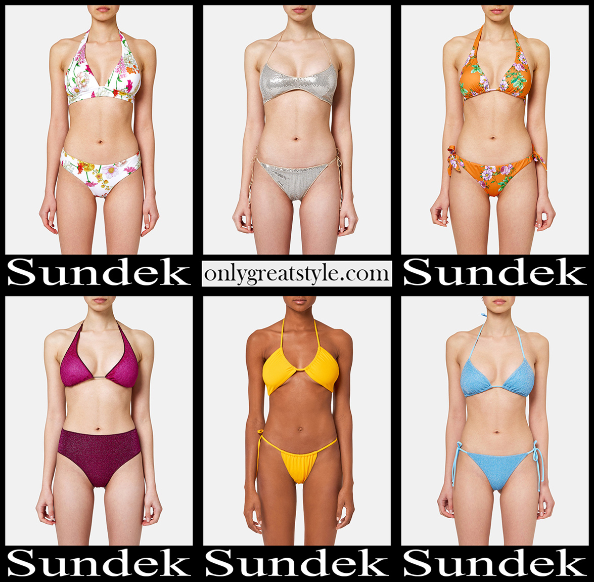 Sundek bikinis 2022 new arrivals womens swimwear