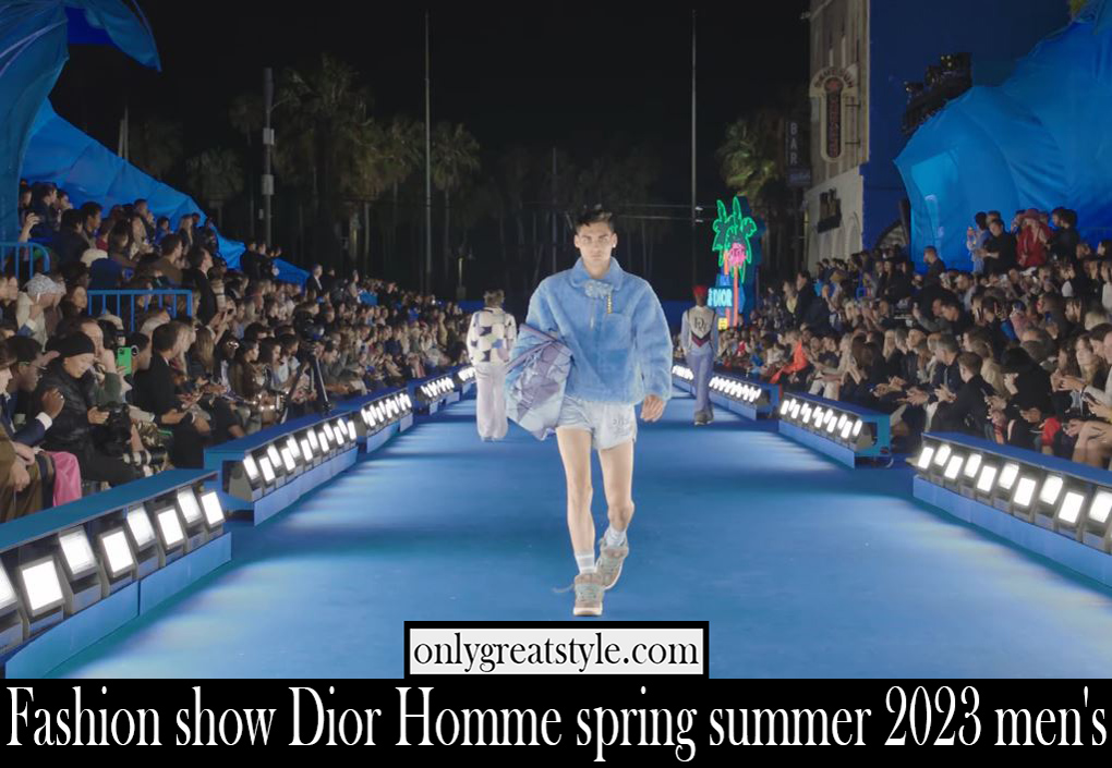Fashion show Dior Homme spring summer 2023 mens