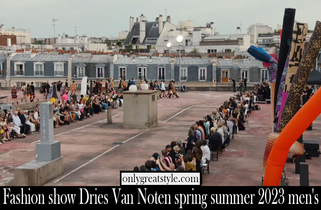 Fashion show Dries Van Noten spring summer 2023 mens