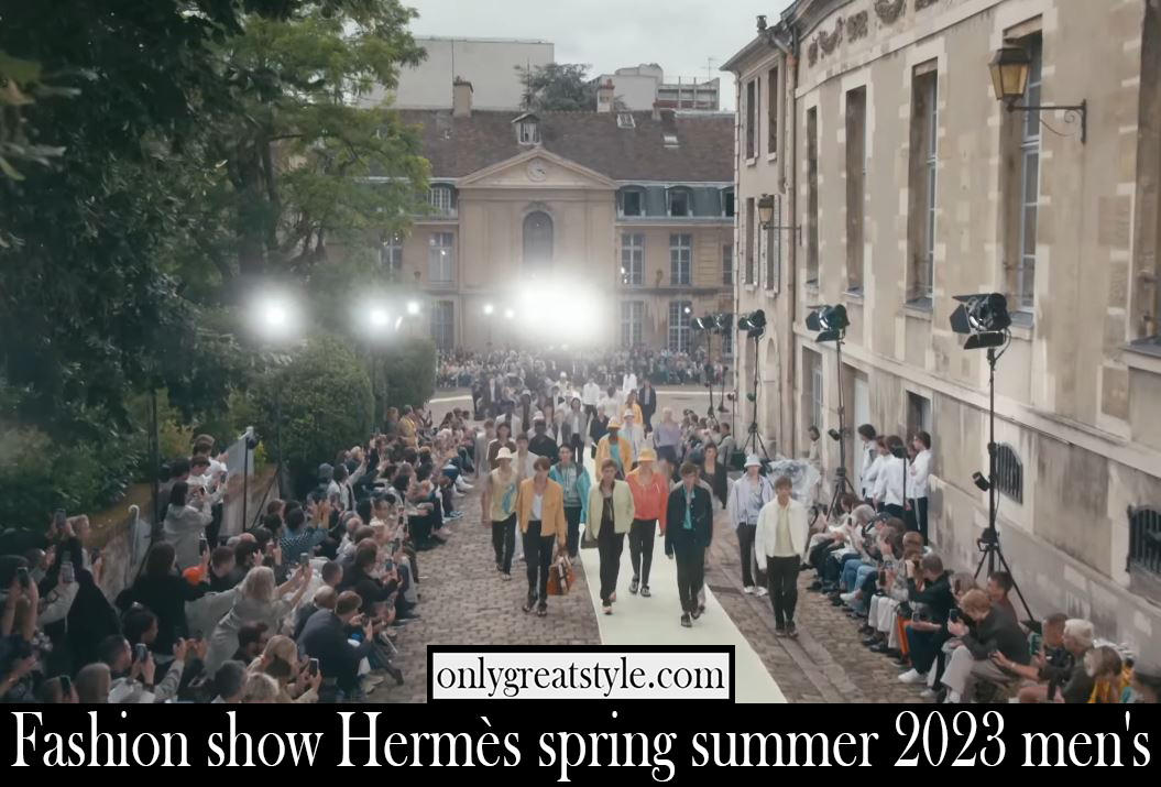 Fashion show Hermes spring summer 2023 men’s