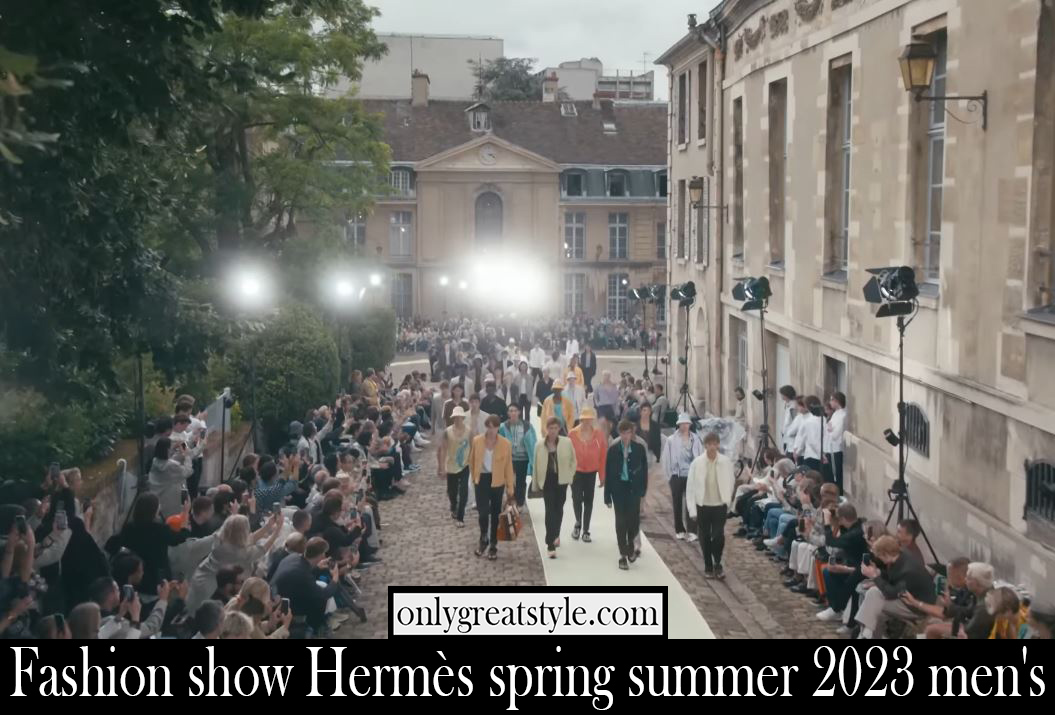 Fashion show Hermes spring summer 2023 mens