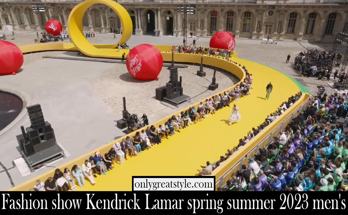 Fashion show Kendrick Lamar spring summer 2023 mens