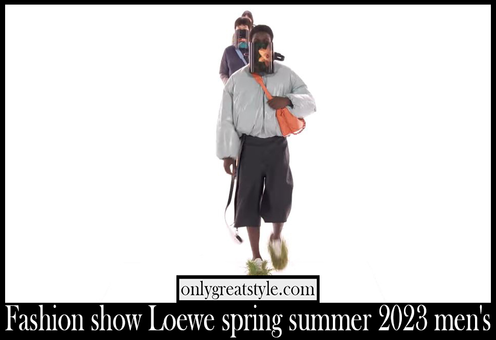Fashion show Loewe spring summer 2023 men’s
