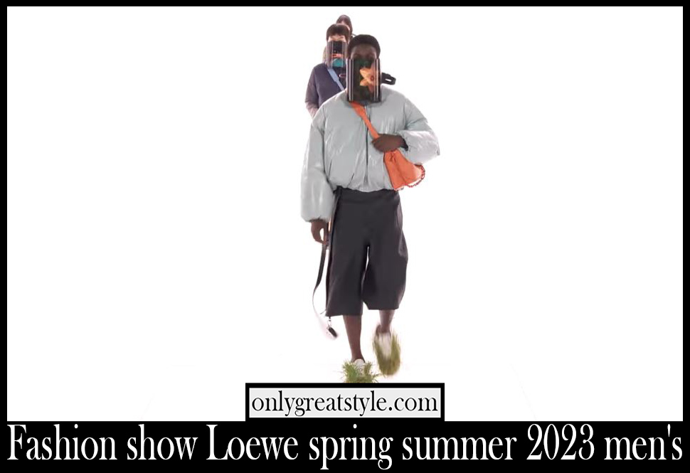 Fashion show Loewe spring summer 2023 mens Fashion show Loewe spring summer 2023 mens