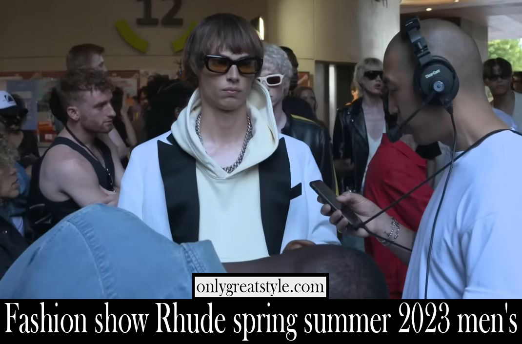 Fashion show Rhude spring summer 2023 mens