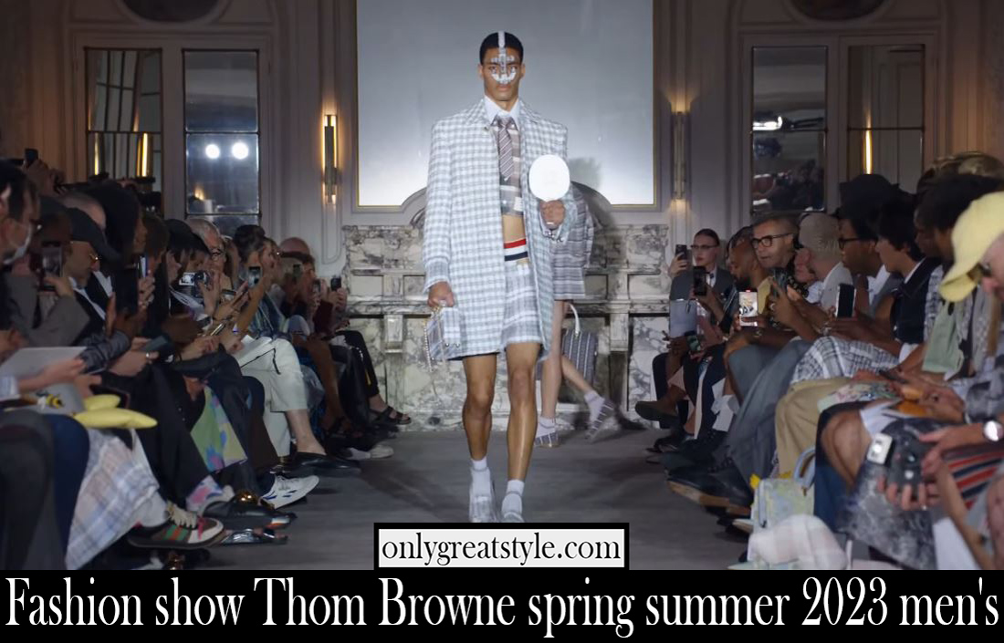 Fashion show Thom Browne spring summer 2023 mens