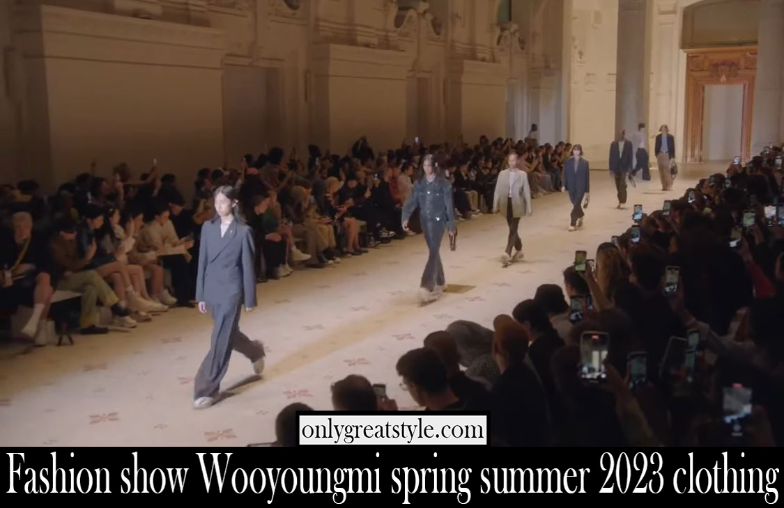 Fashion show Wooyoungmi spring summer 2023 clothing