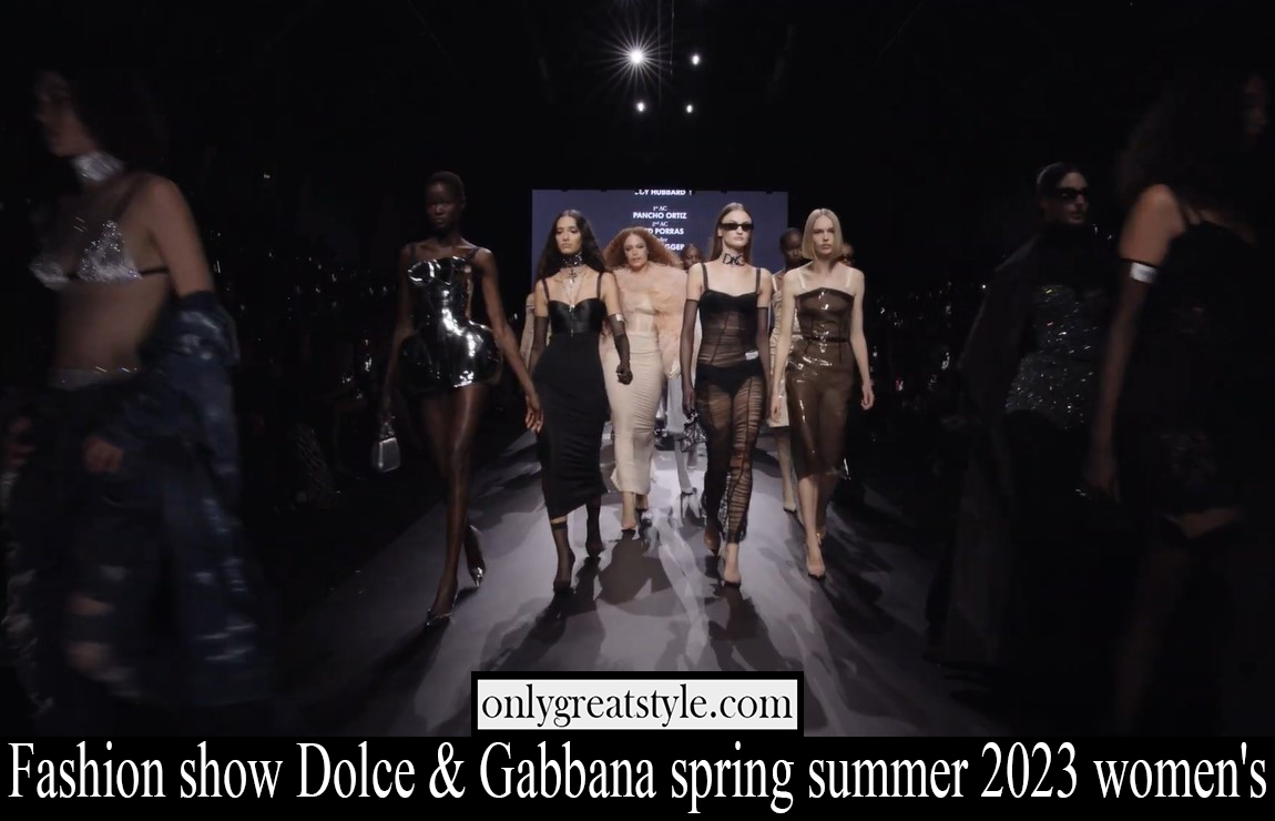 Fashion show Dolce Gabbana spring summer 2023 womens