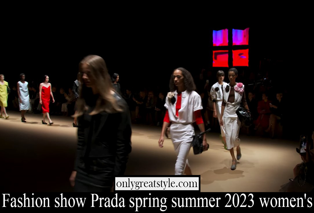 Fashion show Prada spring summer 2023 womens