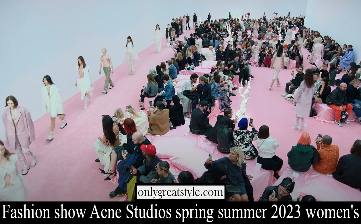 Fashion show Acne Studios spring summer 2023 womens
