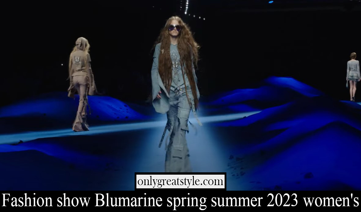 Fashion show Blumarine spring summer 2023 womens