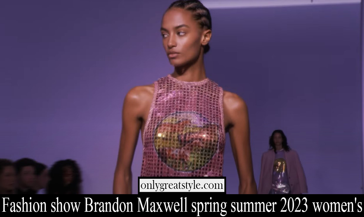 Fashion show Brandon Maxwell spring summer 2023 womens