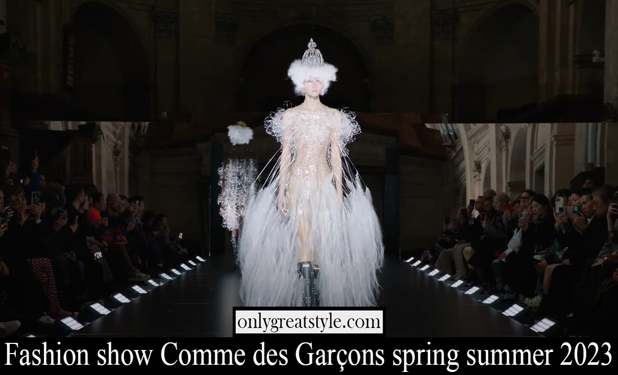 Fashion show Comme des Garcons spring summer 2023
