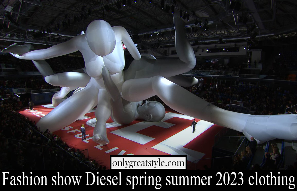 Fashion show Diesel spring summer 2023 clothing