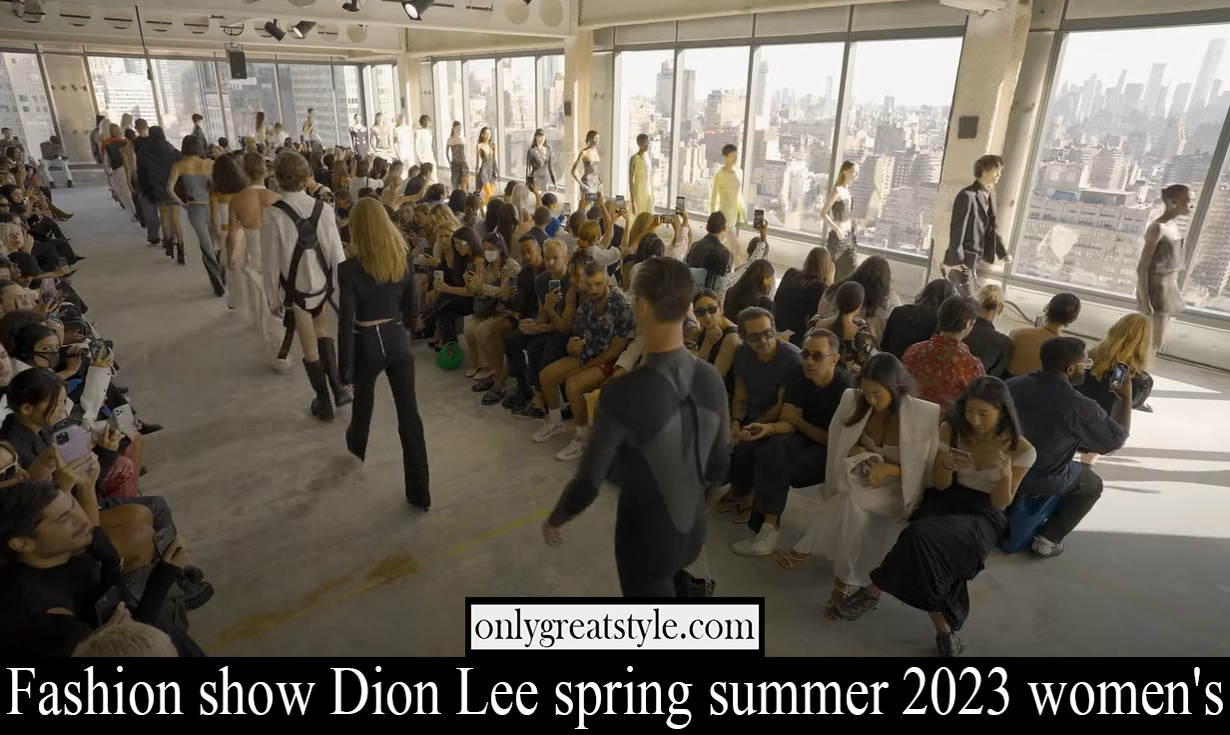 Fashion show Dion Lee spring summer 2023 womens
